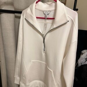 SPANX Airessentials Luxe Half Zip pullover sweatshirt